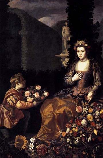 HAMEN, Juan van der Offering to Flora oil painting image